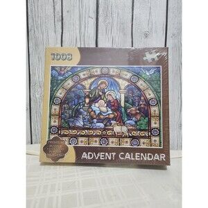 Advent Calendar Christmas Nativity Jigsaw Puzzle 1008 Pieces Poster Faith Gift